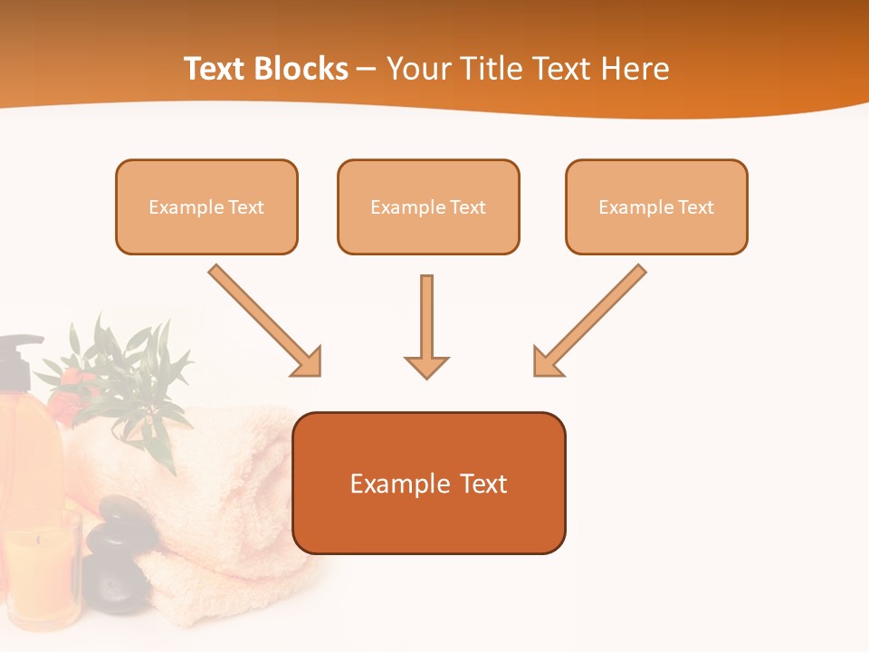Towel Wellbeing Style PowerPoint Template