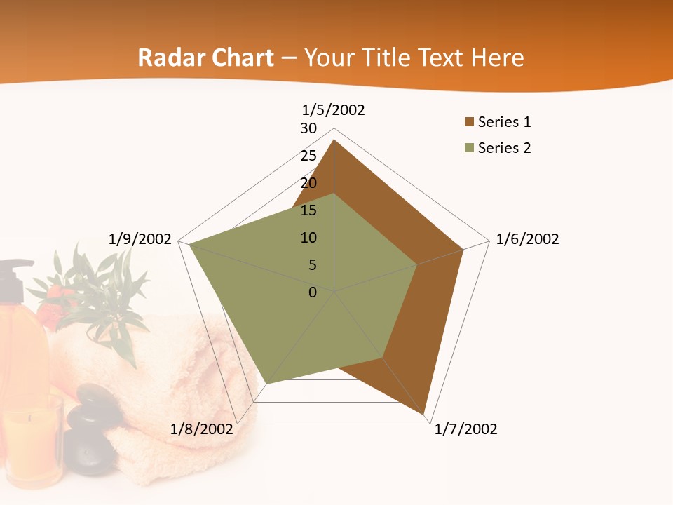 Towel Wellbeing Style PowerPoint Template
