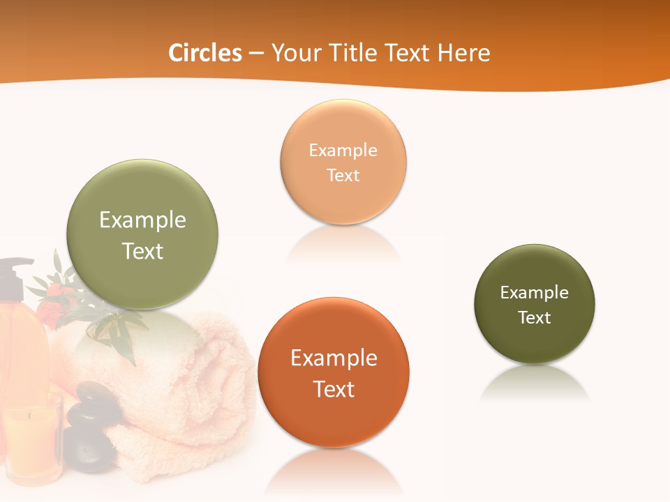 Towel Wellbeing Style PowerPoint Template