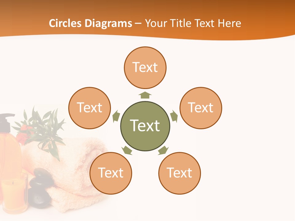 Towel Wellbeing Style PowerPoint Template