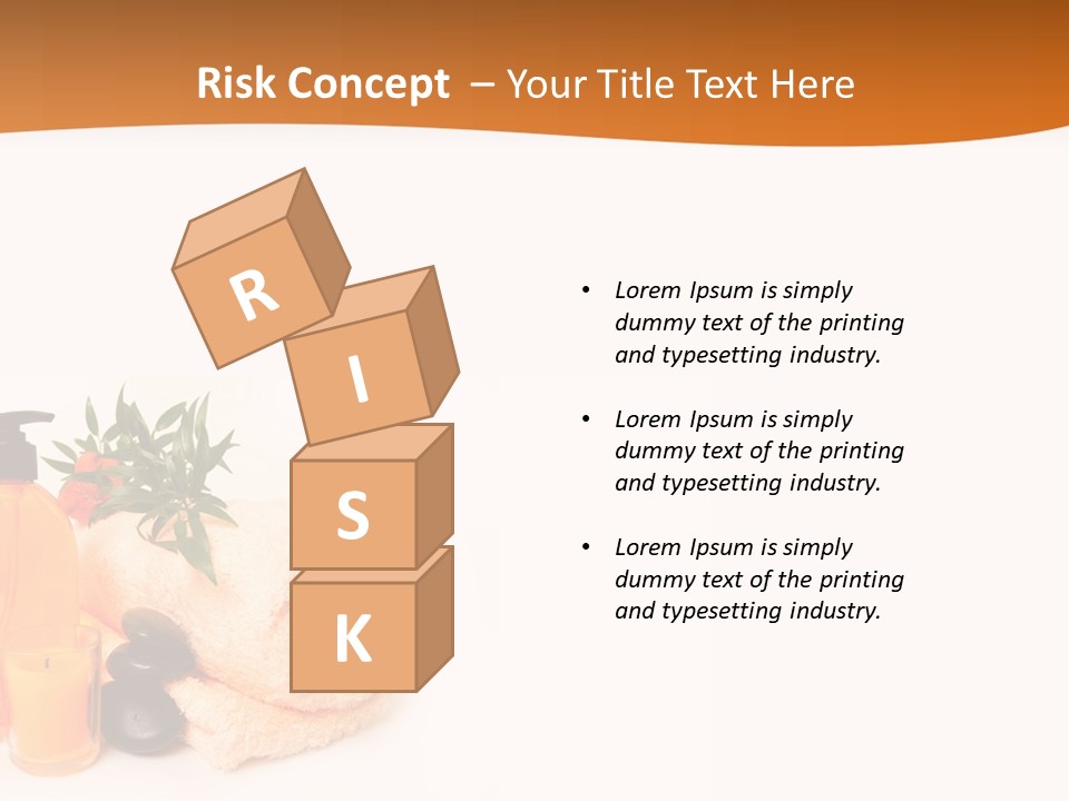 Towel Wellbeing Style PowerPoint Template