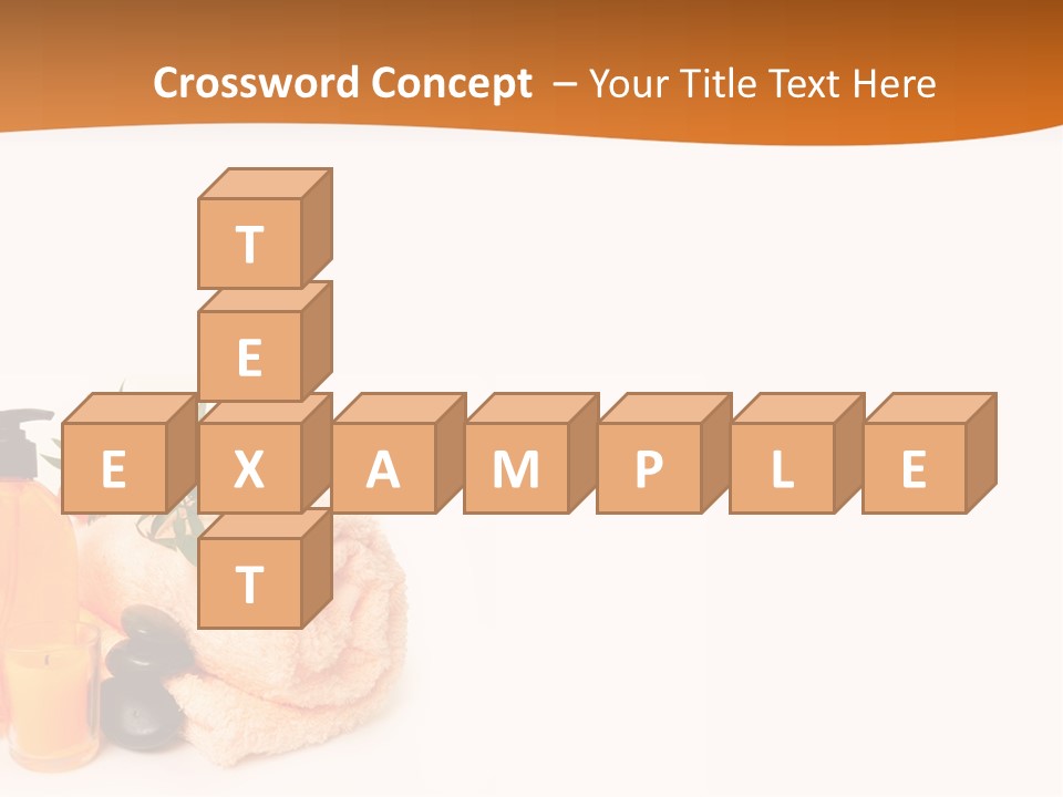 Towel Wellbeing Style PowerPoint Template