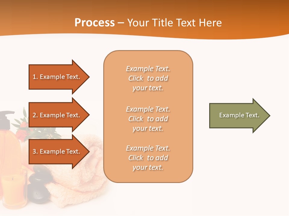 Towel Wellbeing Style PowerPoint Template