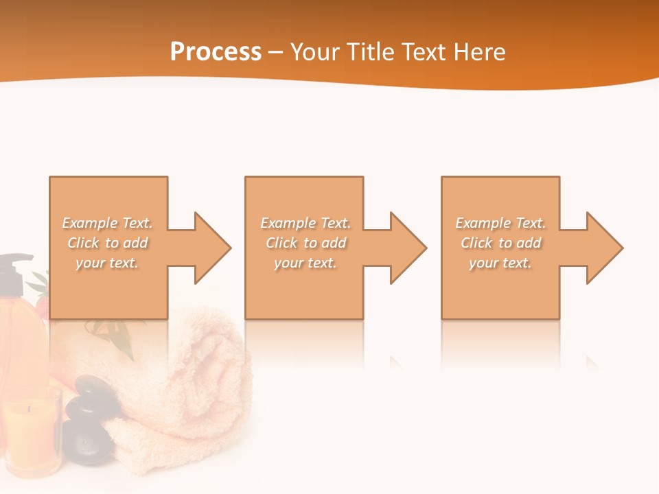 Towel Wellbeing Style PowerPoint Template