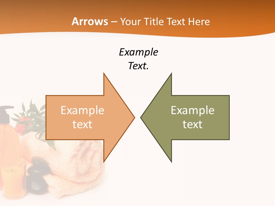 Towel Wellbeing Style PowerPoint Template