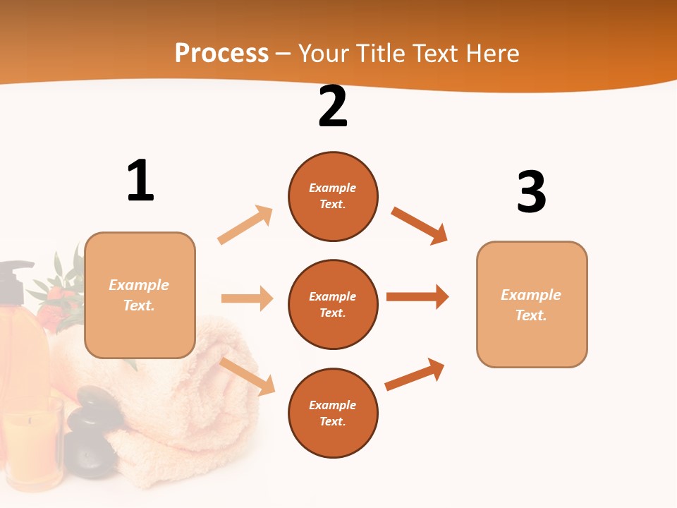 Towel Wellbeing Style PowerPoint Template