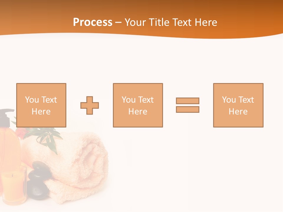 Towel Wellbeing Style PowerPoint Template