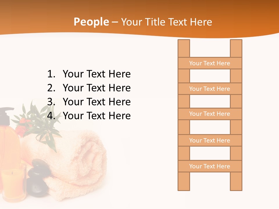 Towel Wellbeing Style PowerPoint Template