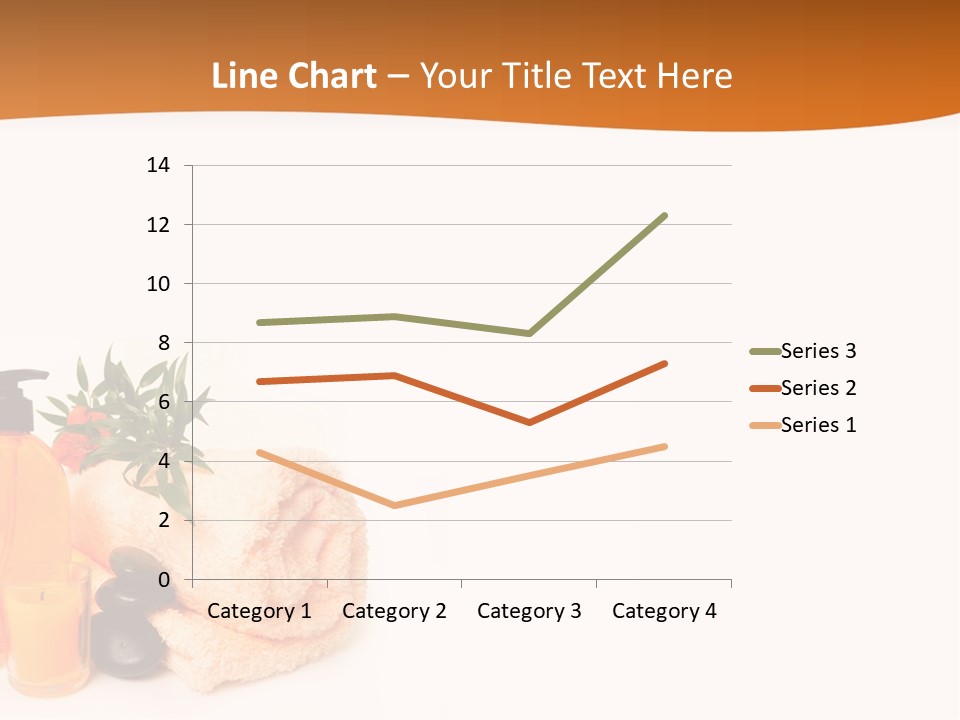 Towel Wellbeing Style PowerPoint Template