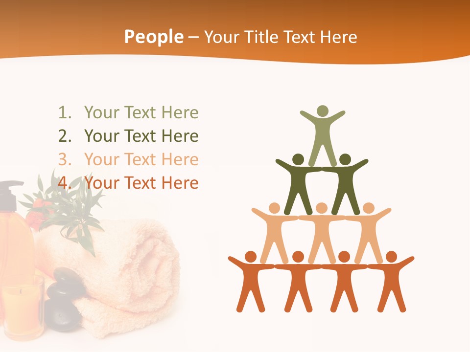 Towel Wellbeing Style PowerPoint Template