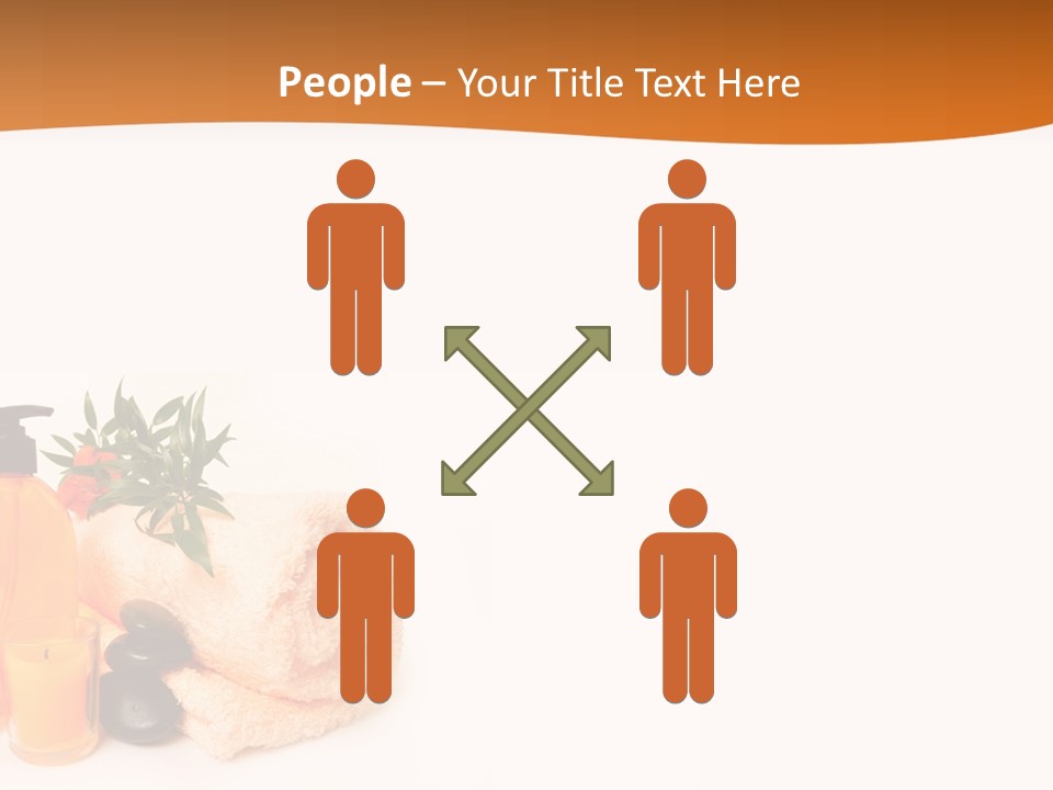 Towel Wellbeing Style PowerPoint Template