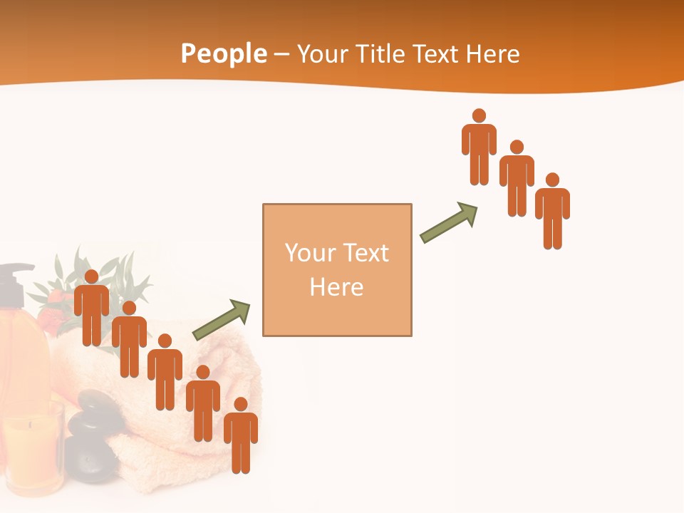 Towel Wellbeing Style PowerPoint Template