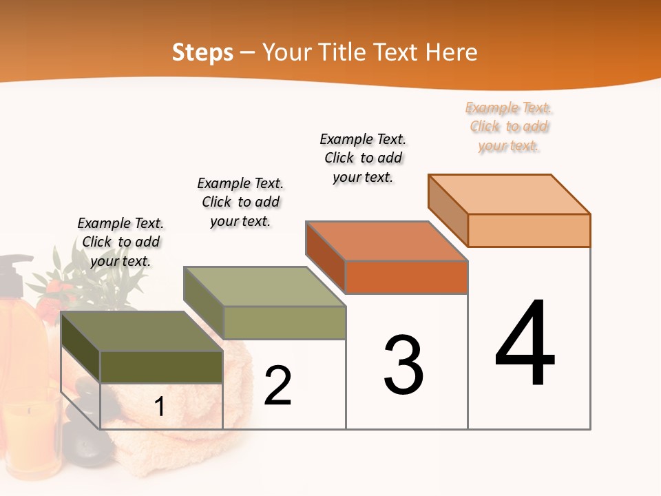Towel Wellbeing Style PowerPoint Template