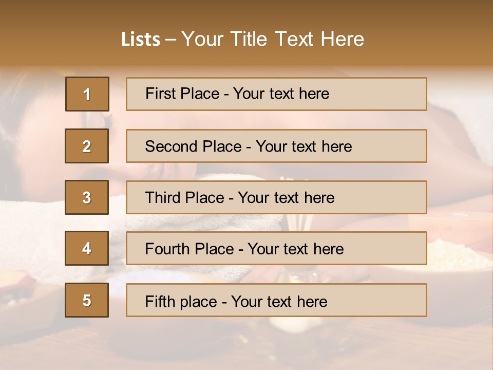 Relaxing Masseur Skin PowerPoint Template