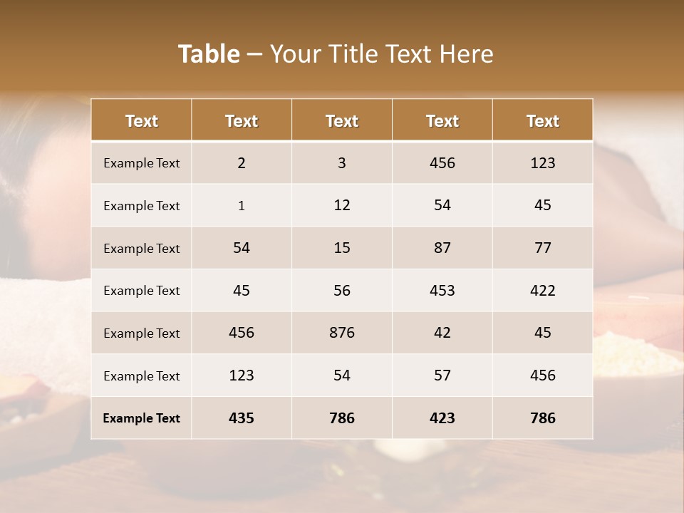 Relaxing Masseur Skin PowerPoint Template