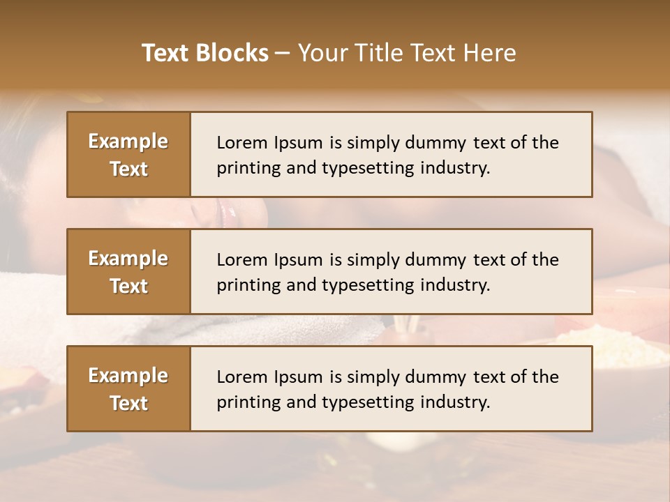 Relaxing Masseur Skin PowerPoint Template