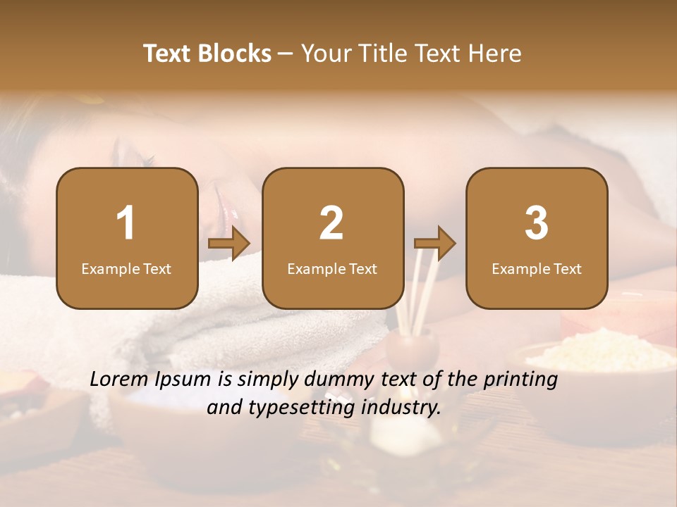 Relaxing Masseur Skin PowerPoint Template