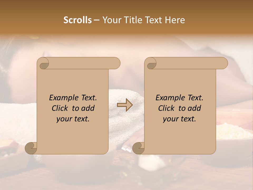 Relaxing Masseur Skin PowerPoint Template