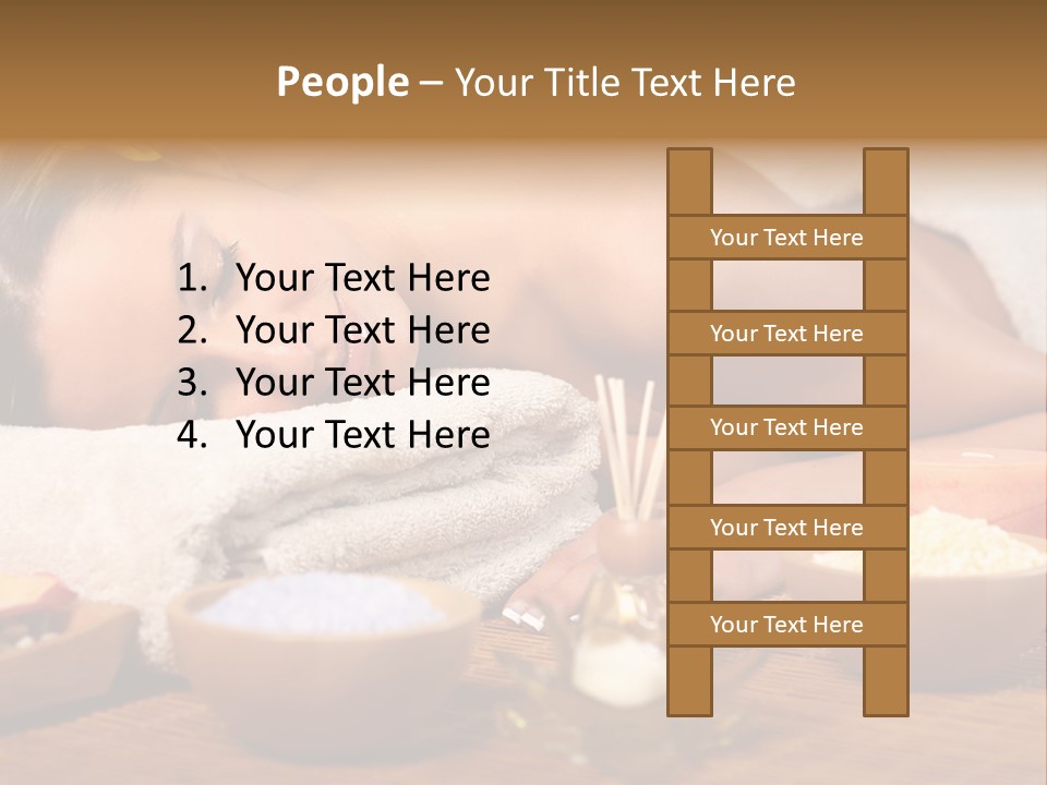 Relaxing Masseur Skin PowerPoint Template