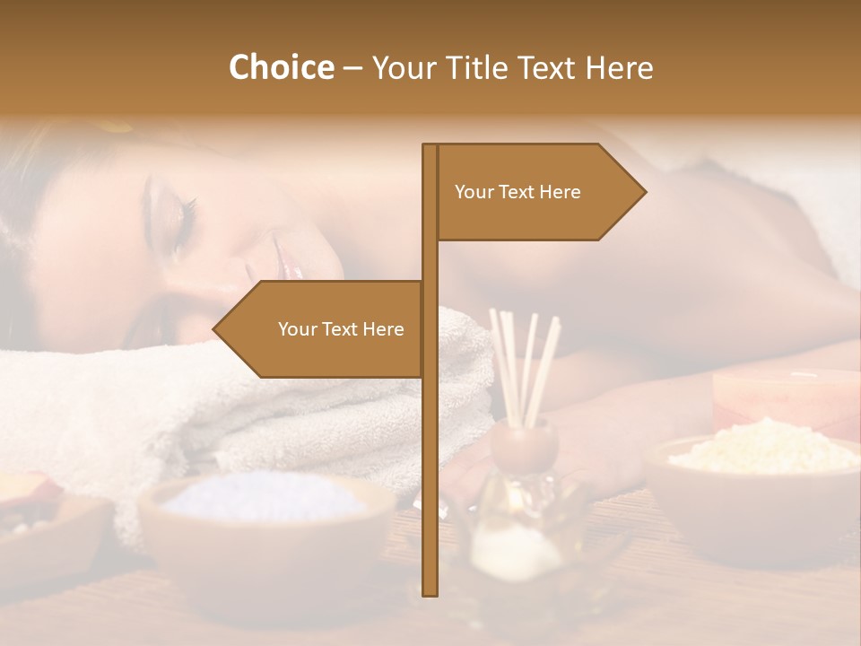 Relaxing Masseur Skin PowerPoint Template
