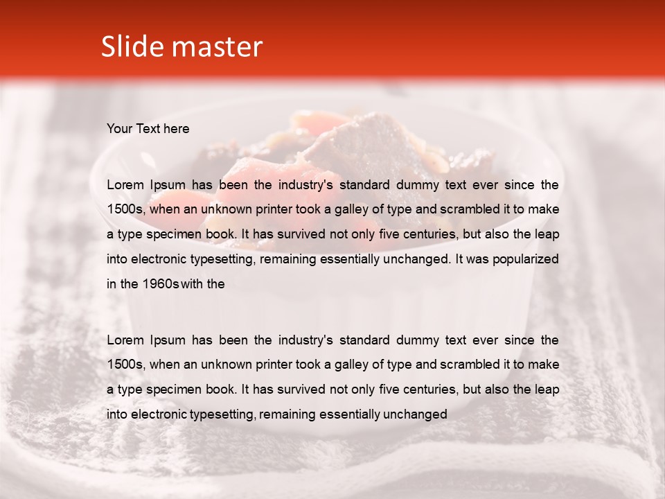 Stew Pepper Roast PowerPoint Template