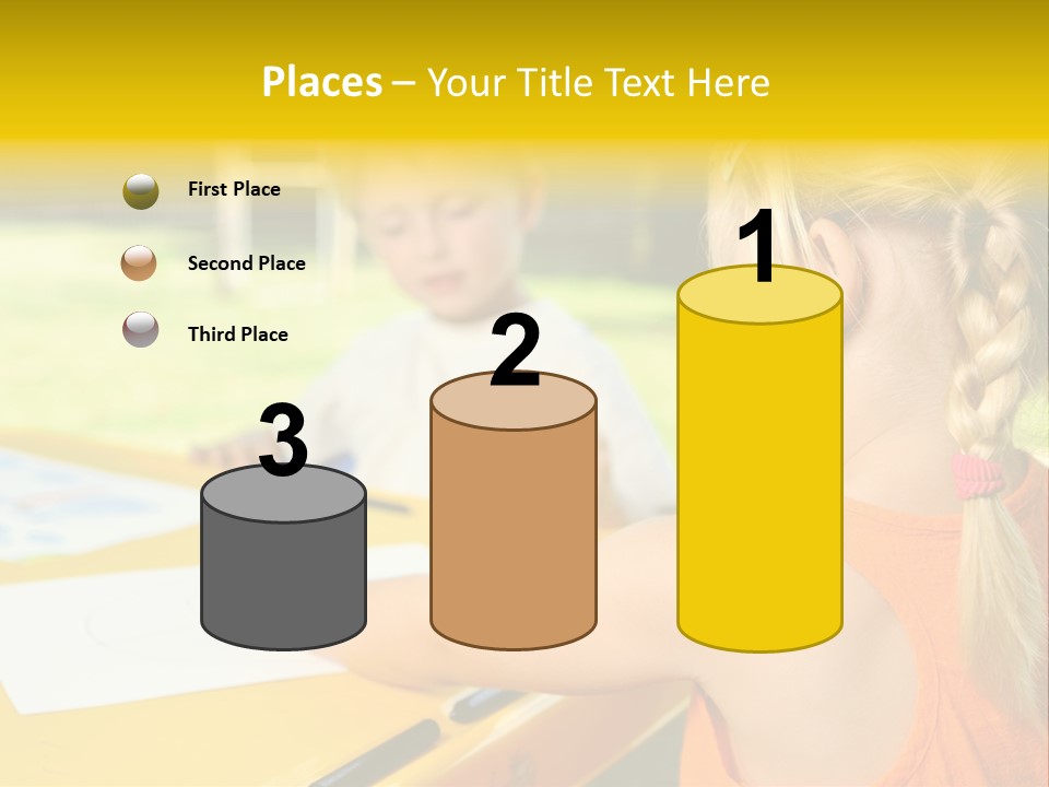 Kid Child Picture PowerPoint Template