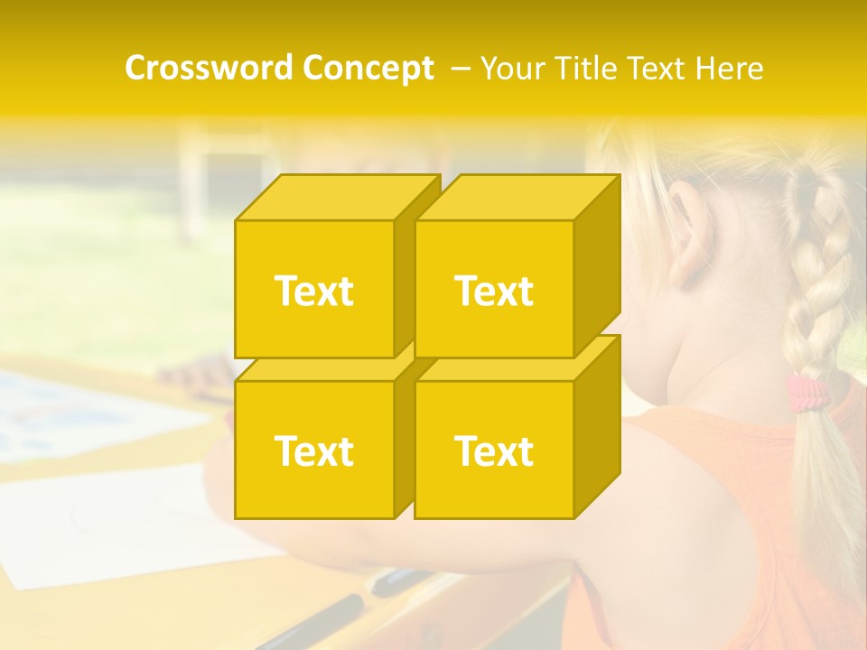 Kid Child Picture PowerPoint Template