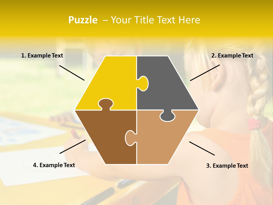 Kid Child Picture PowerPoint Template