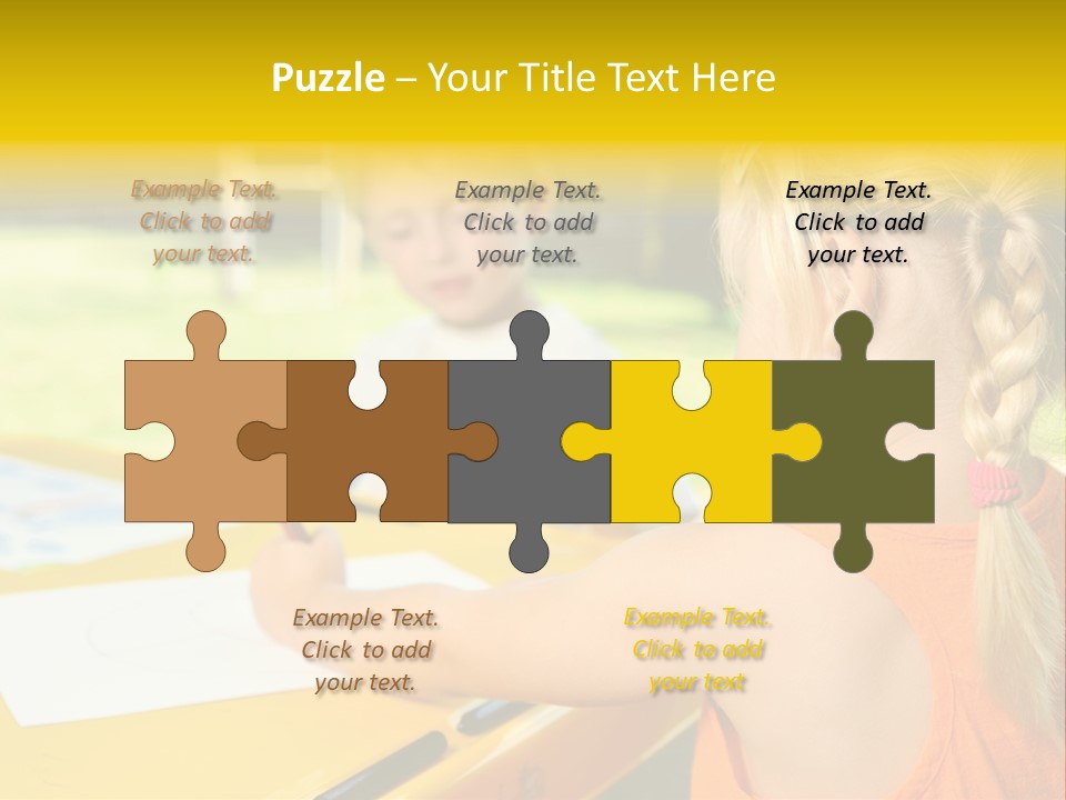 Kid Child Picture PowerPoint Template