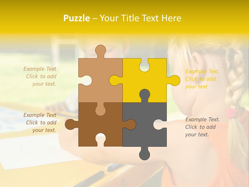 Kid Child Picture PowerPoint Template