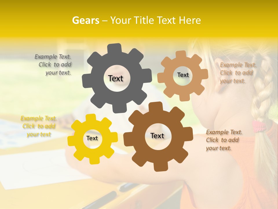 Kid Child Picture PowerPoint Template