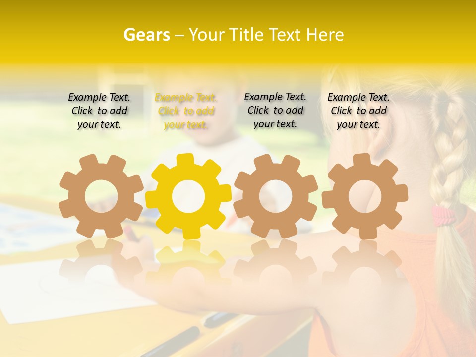 Kid Child Picture PowerPoint Template