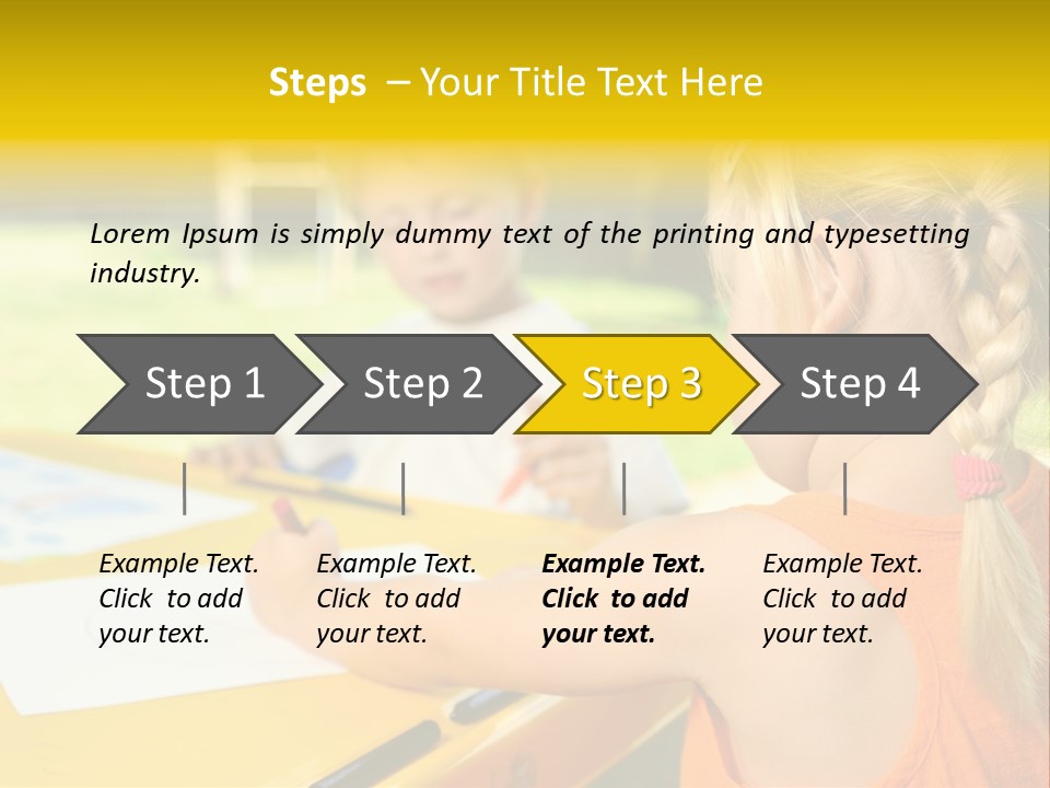 Kid Child Picture PowerPoint Template