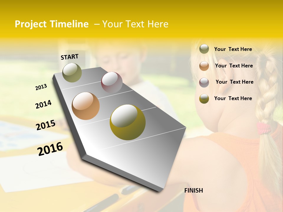 Kid Child Picture PowerPoint Template