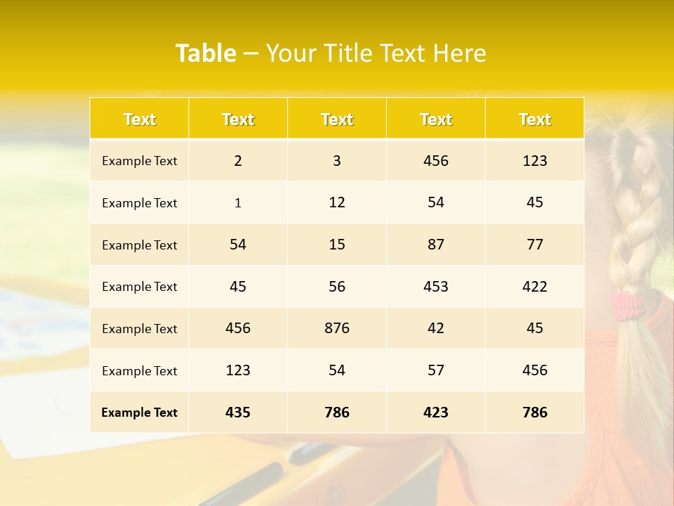 Kid Child Picture PowerPoint Template