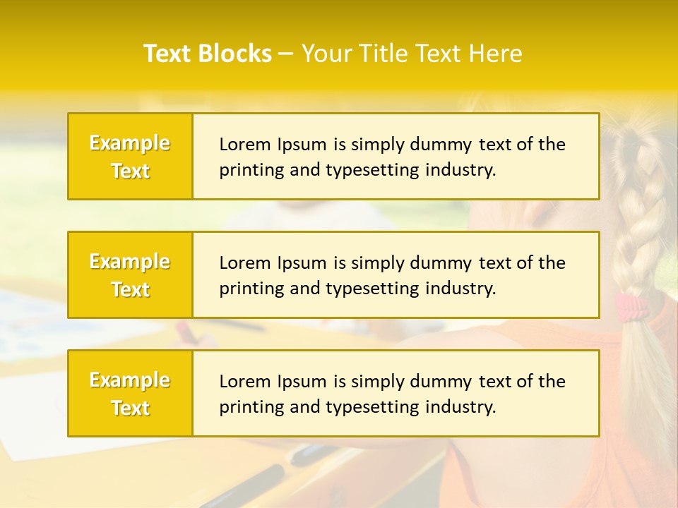Kid Child Picture PowerPoint Template