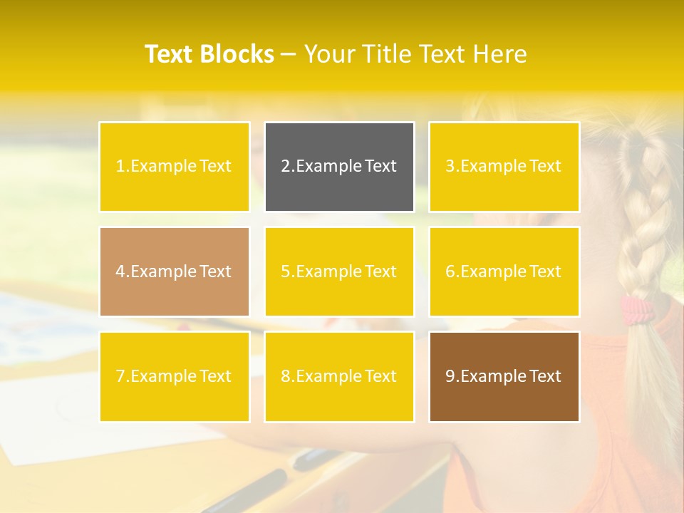 Kid Child Picture PowerPoint Template