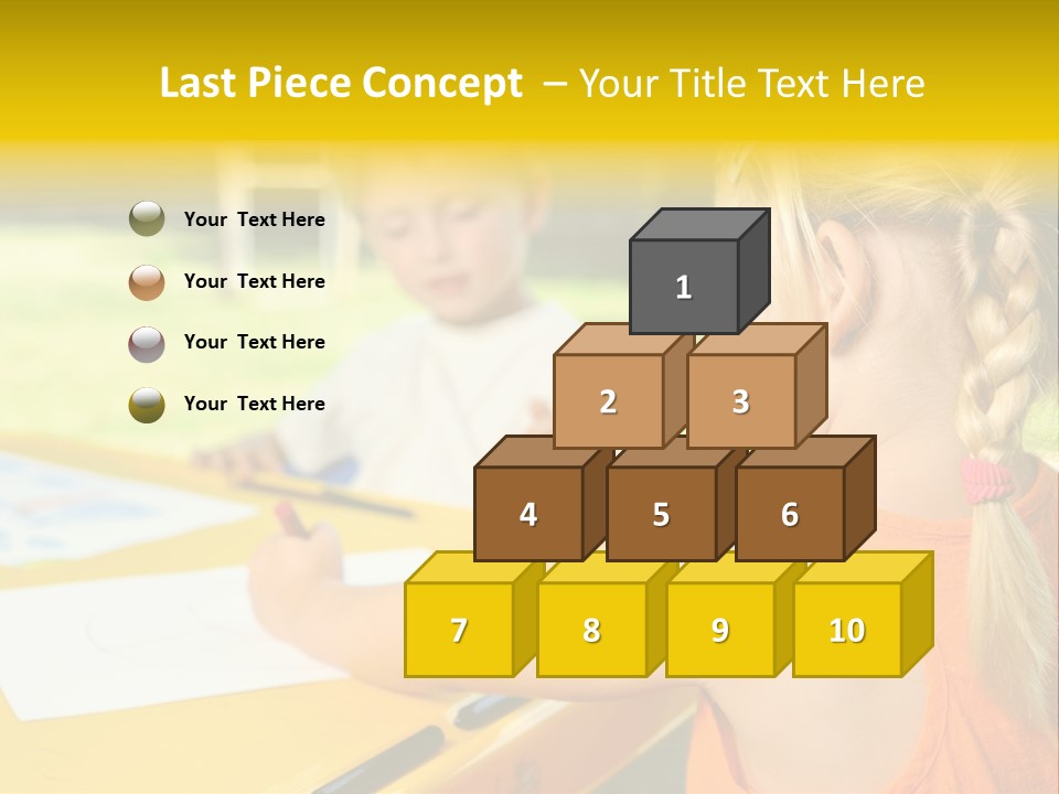 Kid Child Picture PowerPoint Template