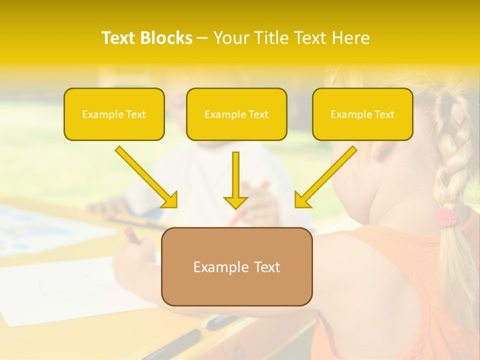Kid Child Picture PowerPoint Template