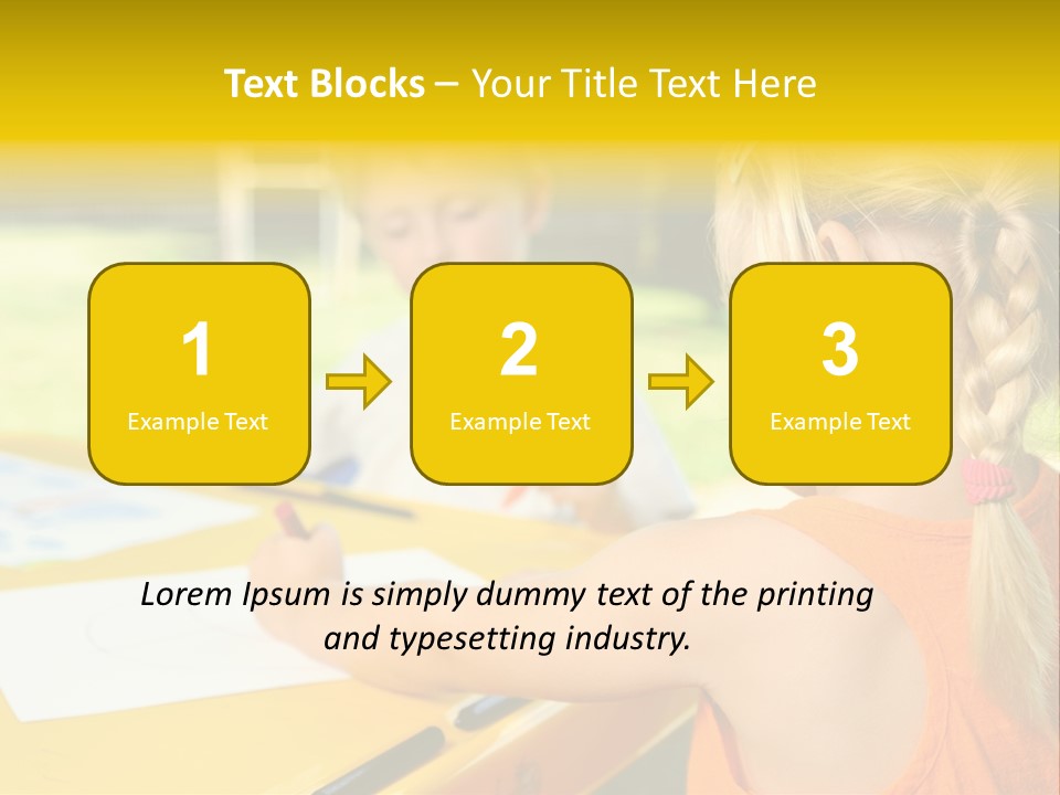 Kid Child Picture PowerPoint Template