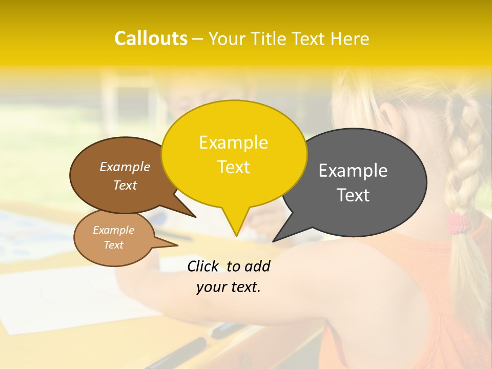 Kid Child Picture PowerPoint Template