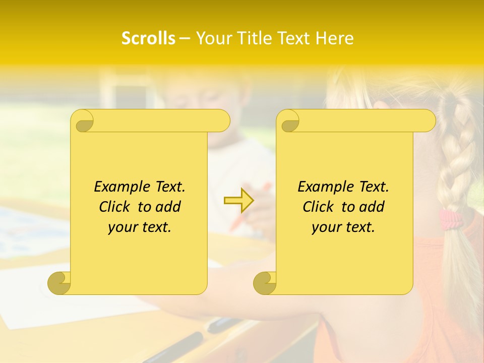 Kid Child Picture PowerPoint Template