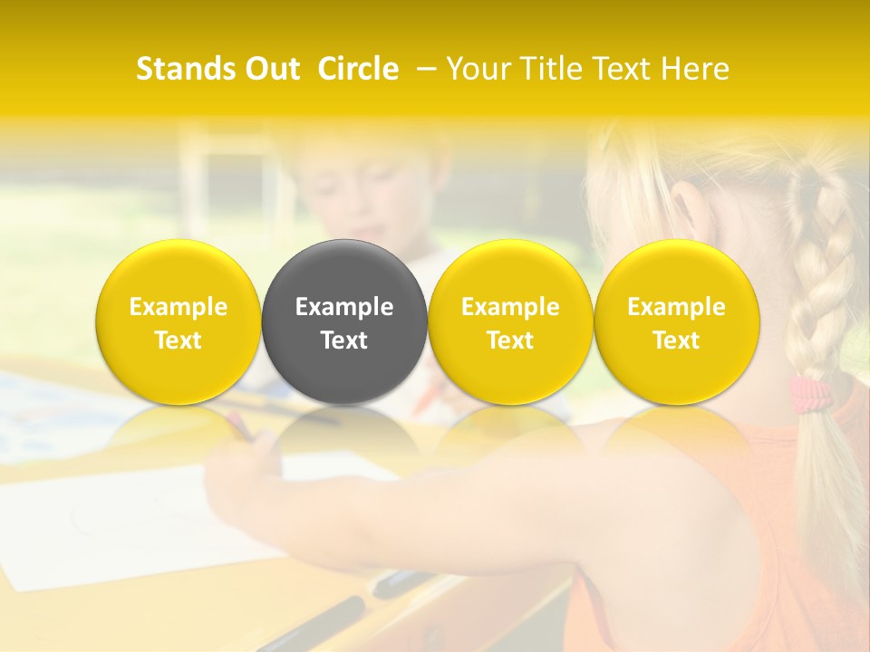 Kid Child Picture PowerPoint Template