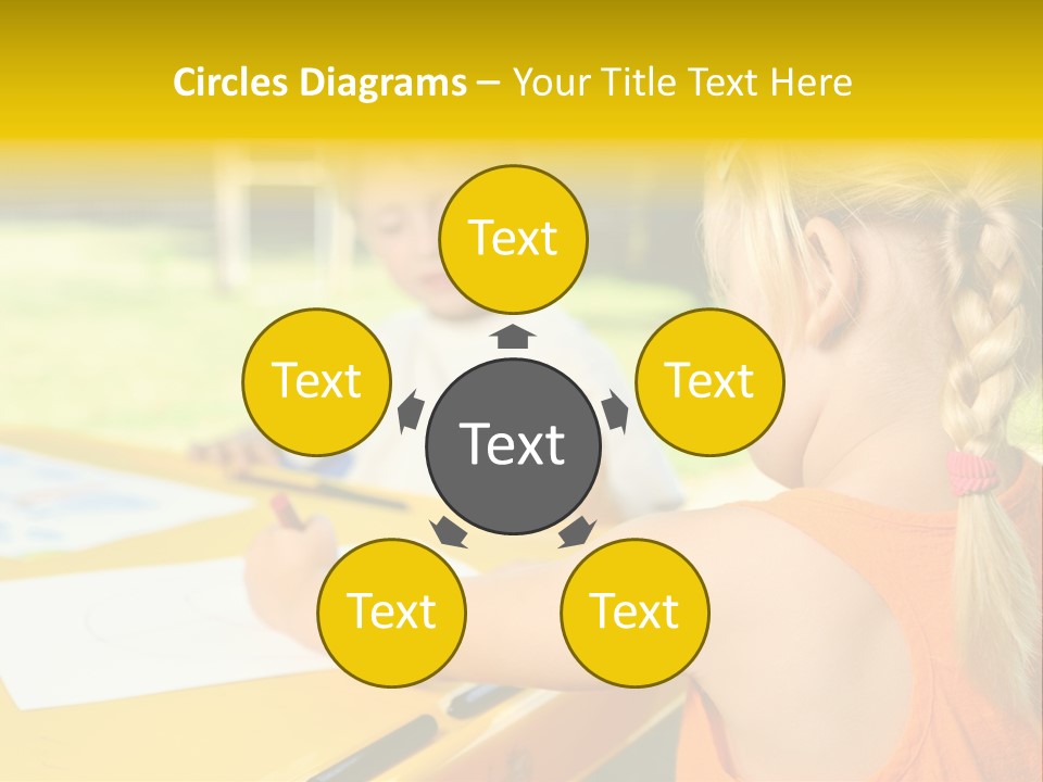 Kid Child Picture PowerPoint Template