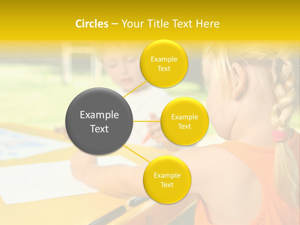 Kid Child Picture PowerPoint Template