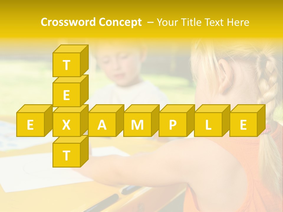 Kid Child Picture PowerPoint Template