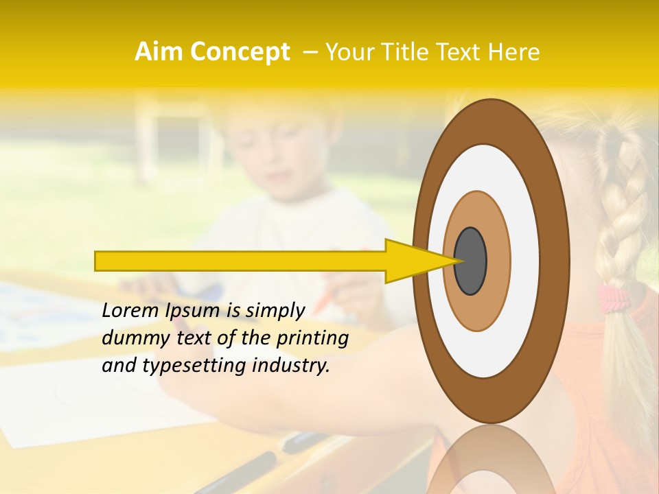 Kid Child Picture PowerPoint Template