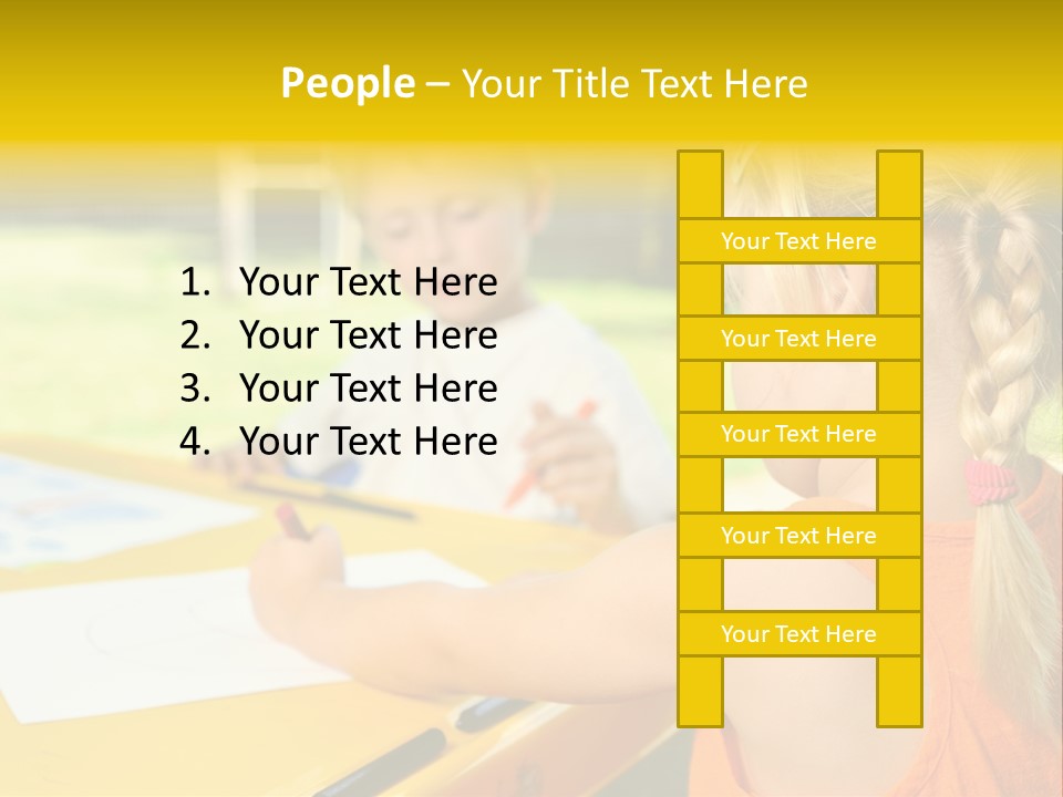 Kid Child Picture PowerPoint Template