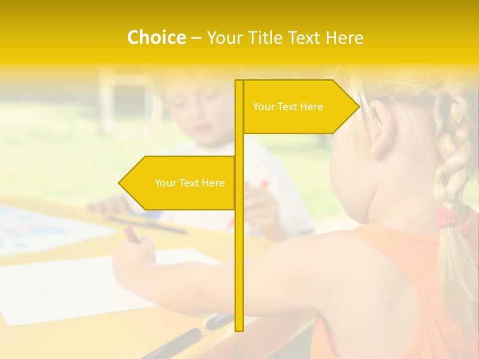 Kid Child Picture PowerPoint Template