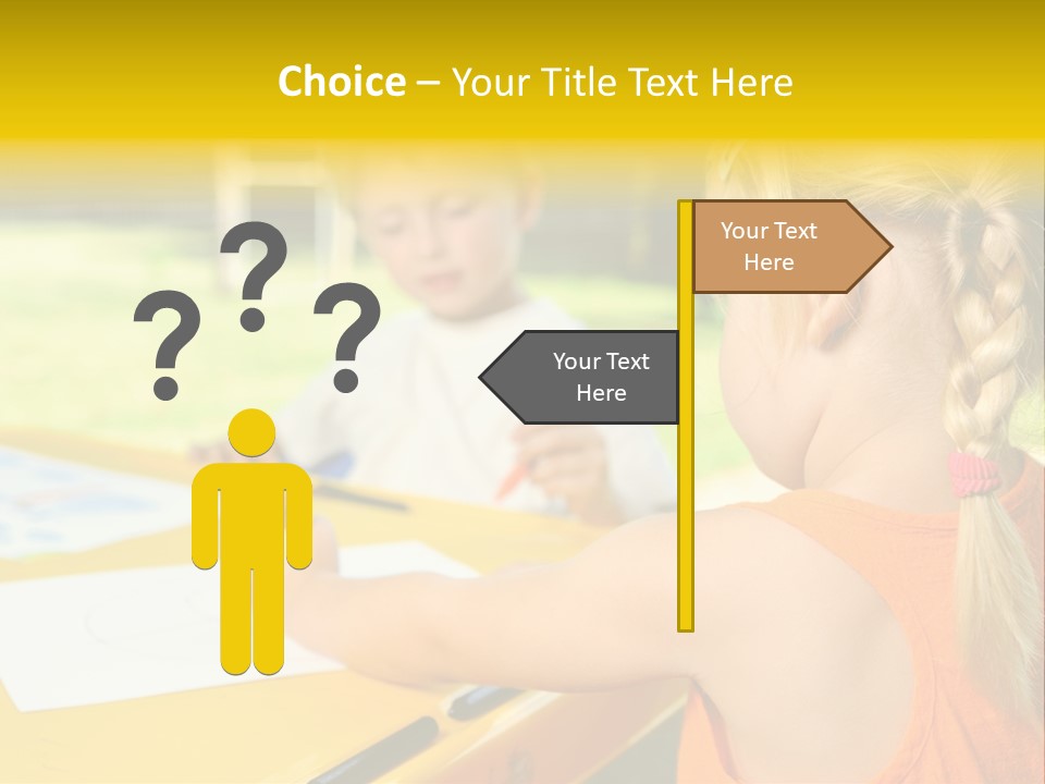 Kid Child Picture PowerPoint Template